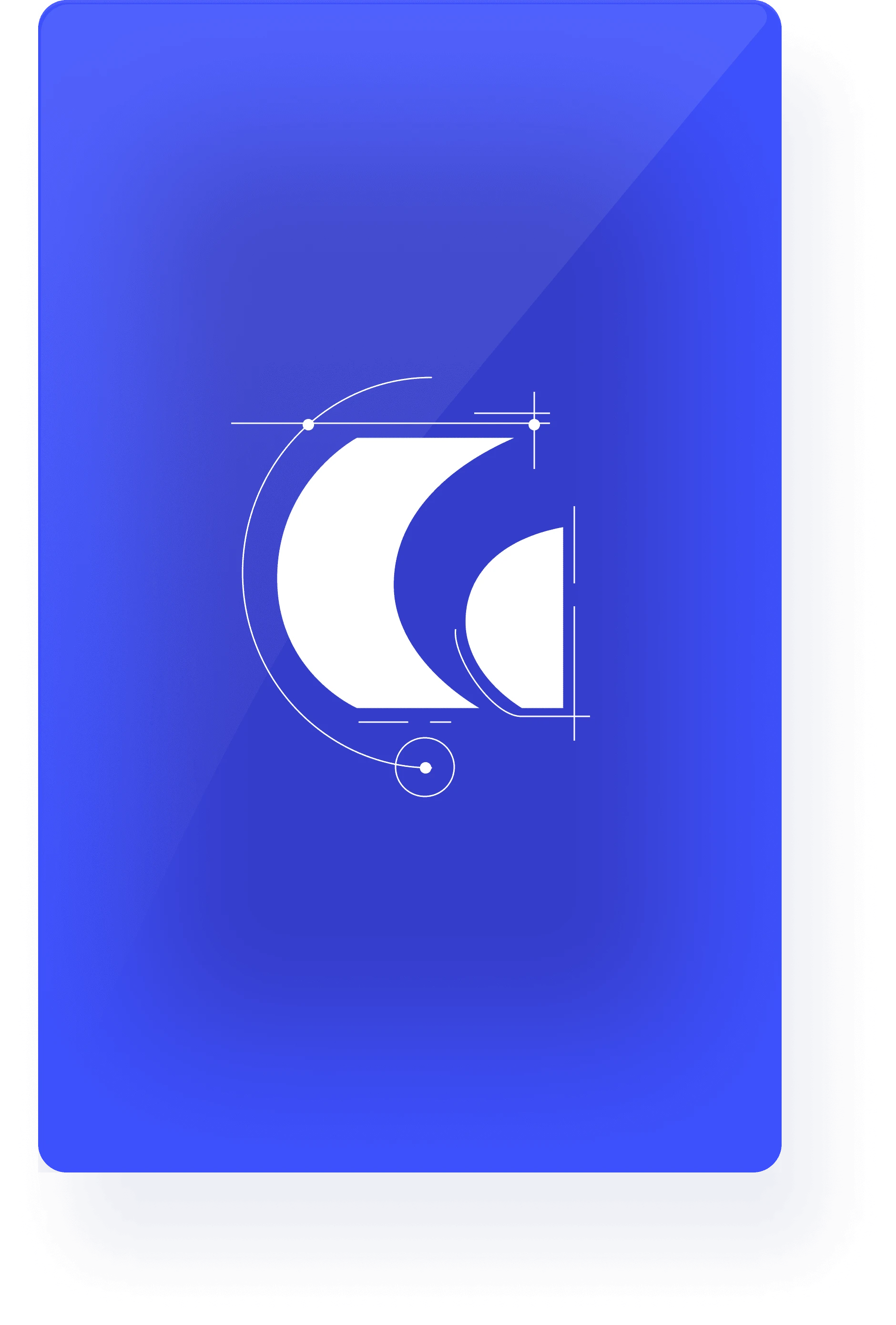 large purple card illustration with galileo logo